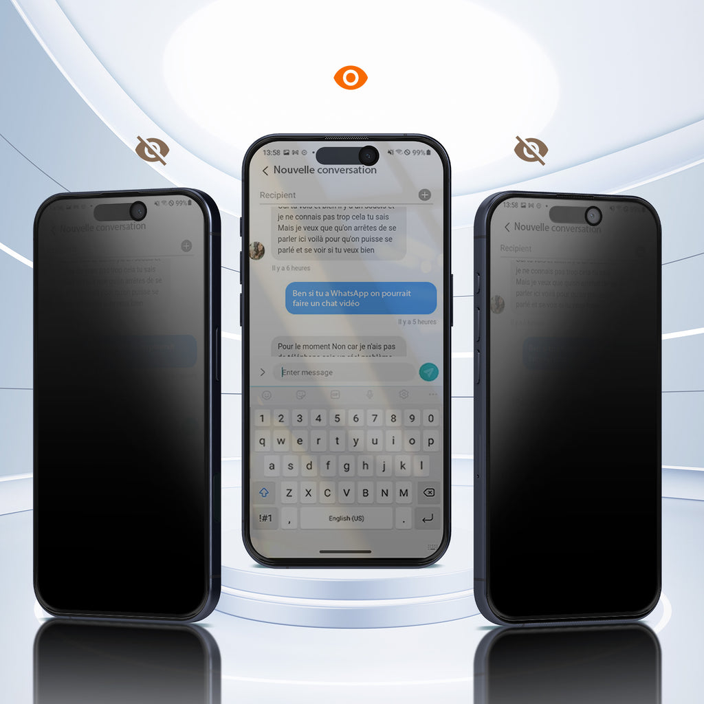 Écran de protection anti-espion IPhone 16