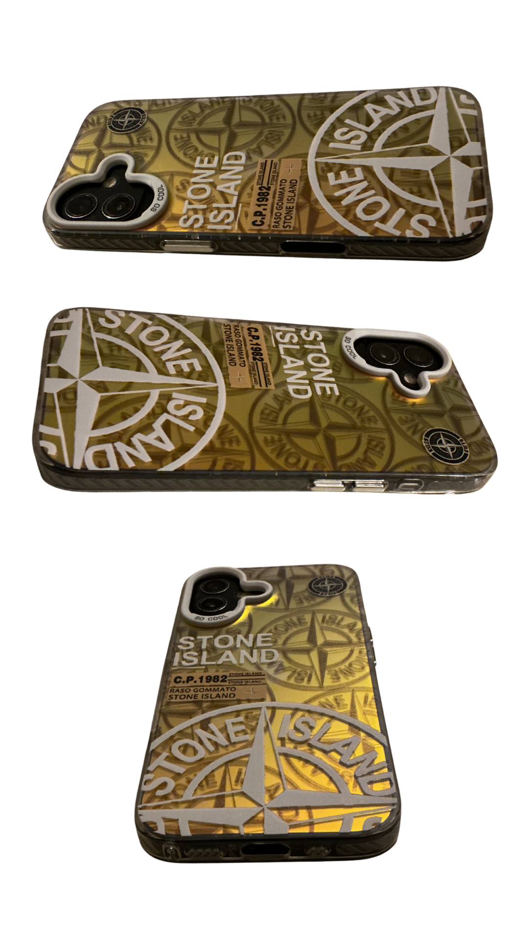 Coque iPhone 16 Stone Island effet caméléon