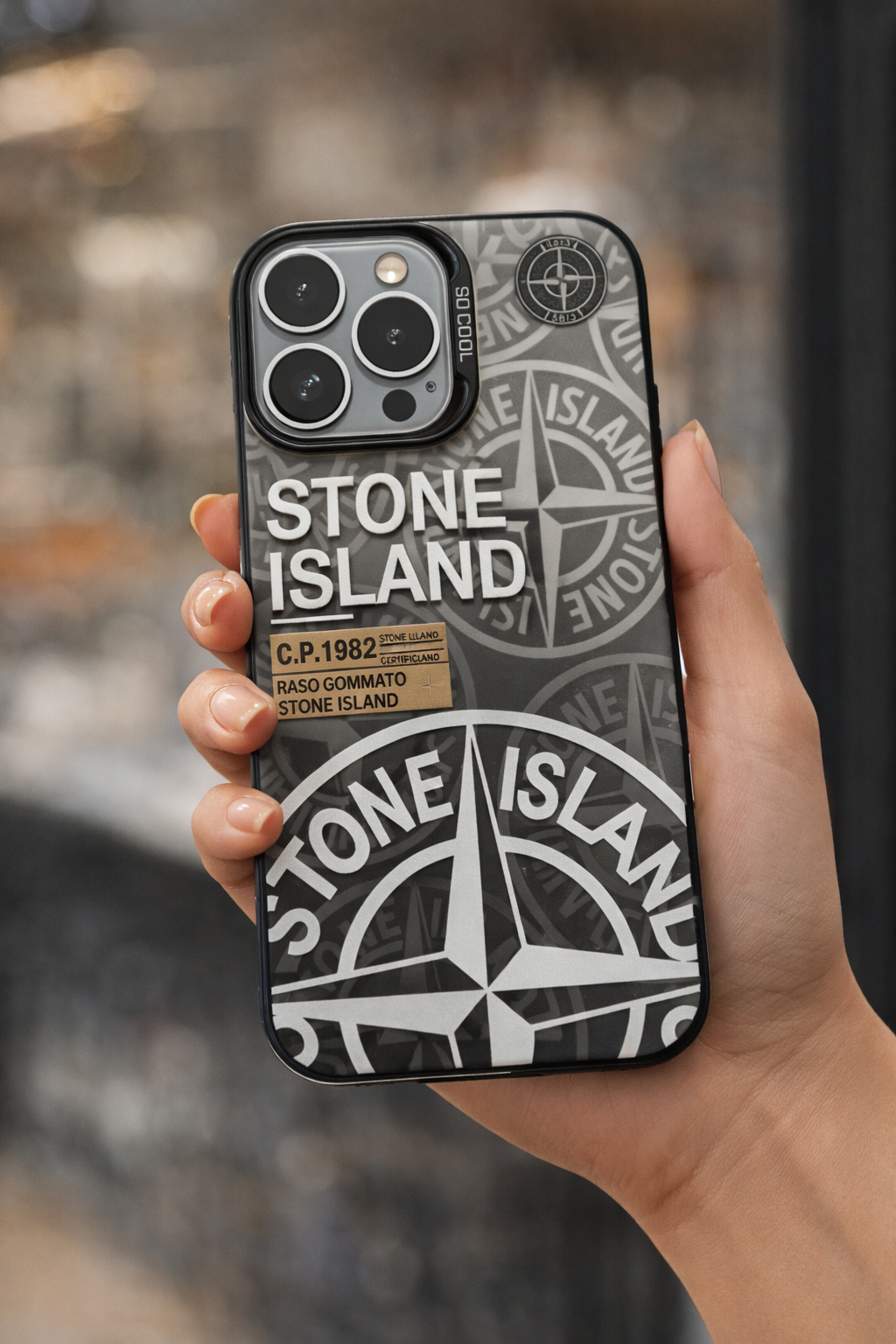 Coque iPhone 16 Pro Max Stone Island